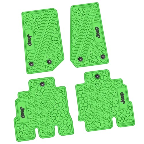 Neon Green And Mat Black Jeep 08