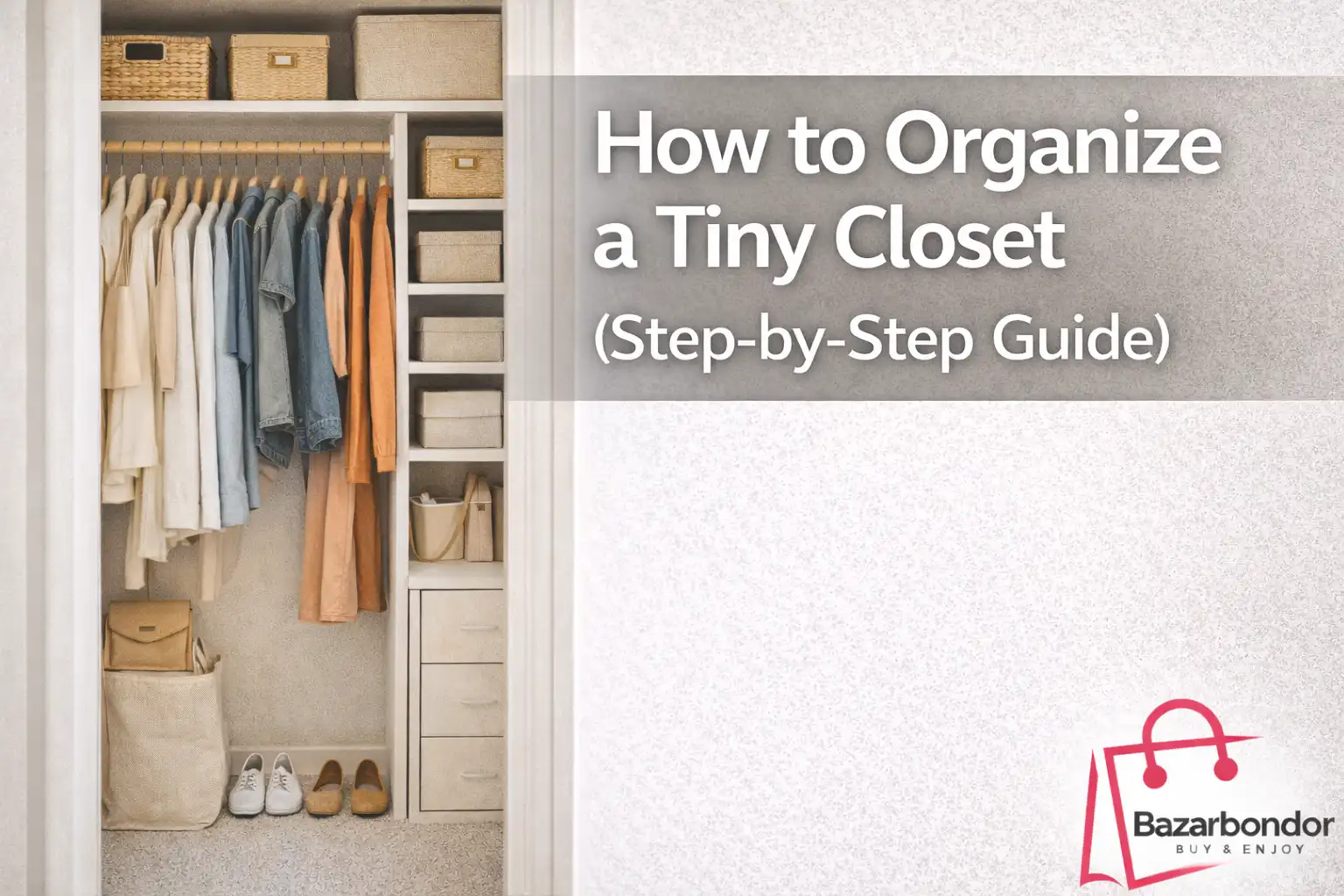 How to Organize a Tiny Closet