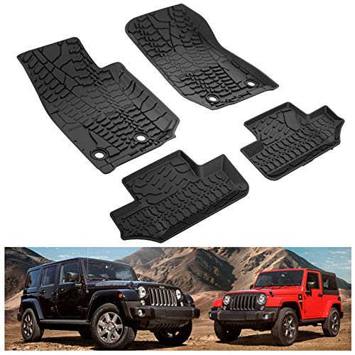 Kiwi Master Jeep Wrangler 2 Door Floor Mats