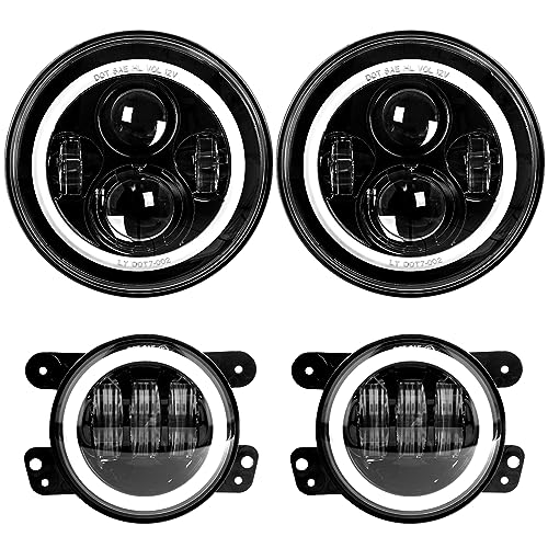 Jeep Wrangler Halo Lights