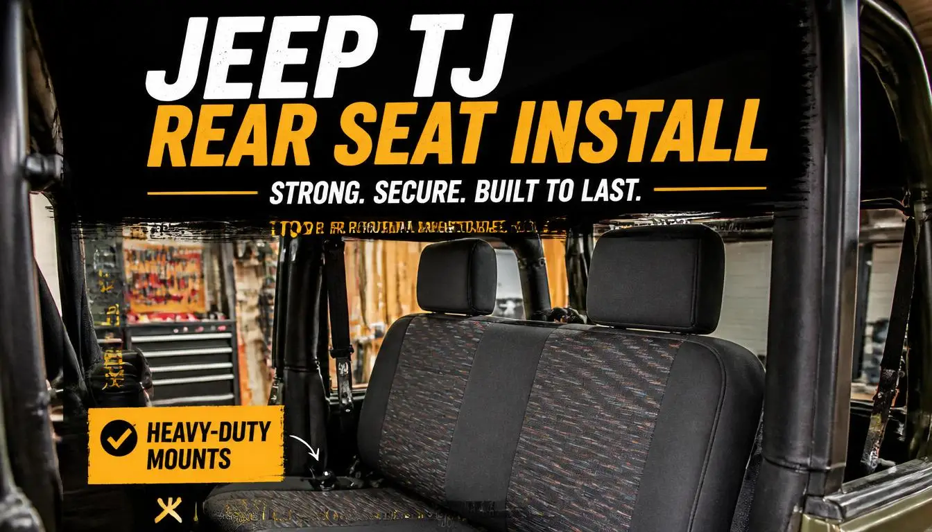Jeep Wrangler TJ Rear Seat Installation