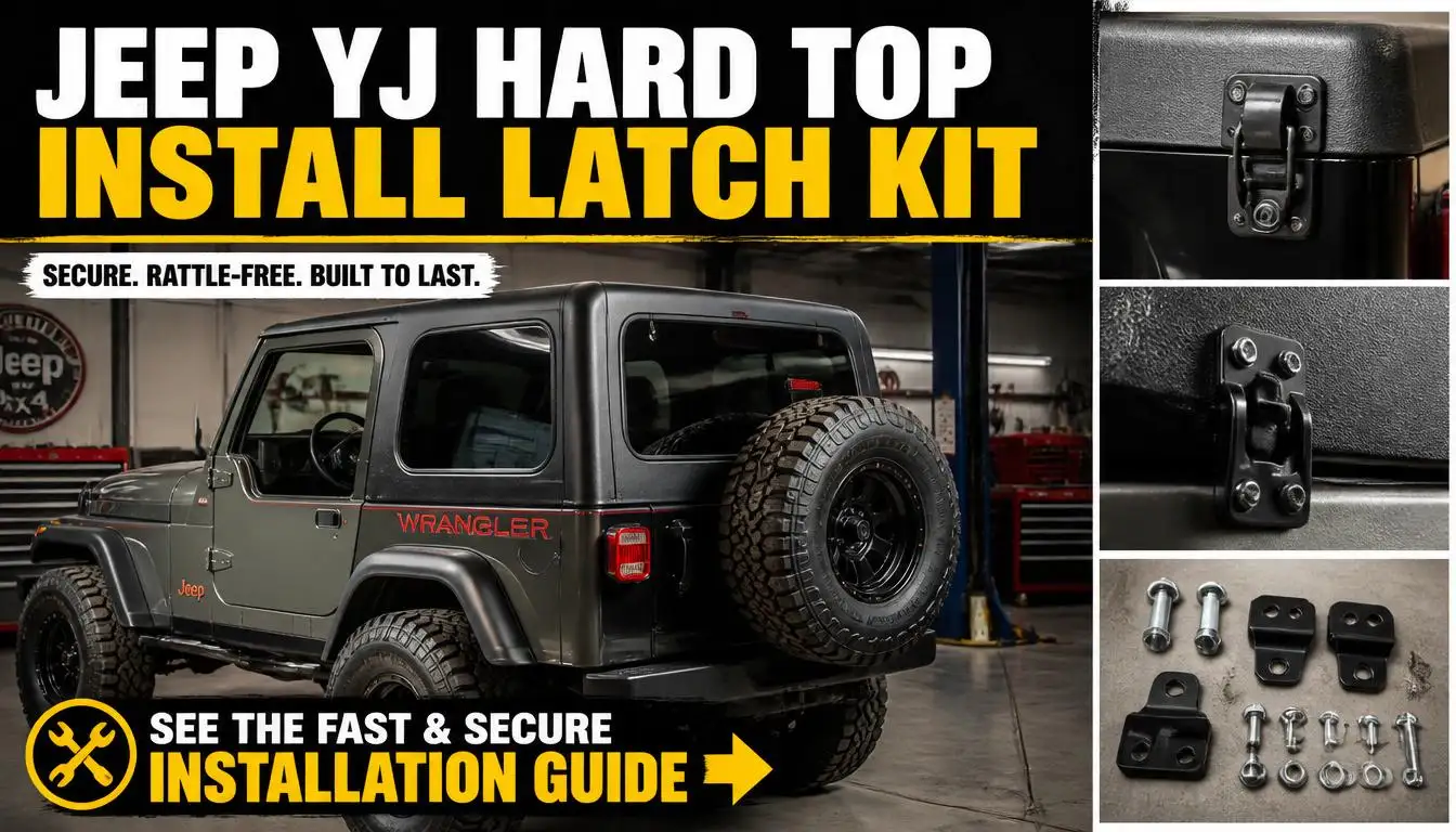 Jeep YJ Hard Top Install Latch Kit