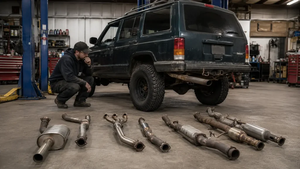 Workshop hustle with auto repair focus
