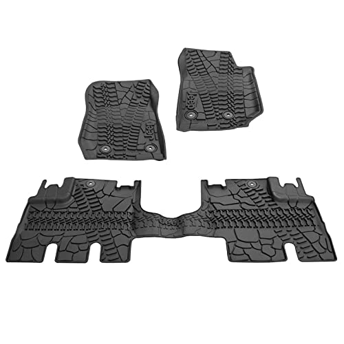 Jeep Wrangler Unlimited 4 Door Mopar Rubber Slush Floor Mats Review