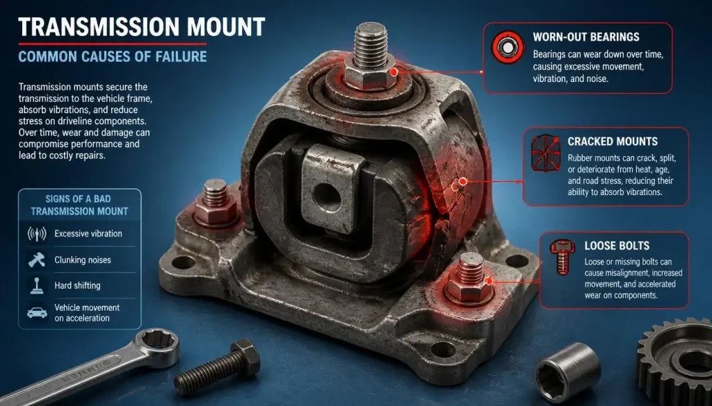 Common Causes of Transmission Mount Failure
