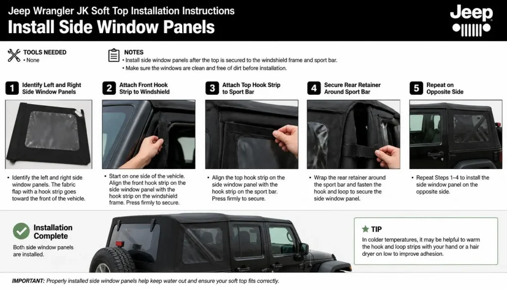Install Side Window Panels