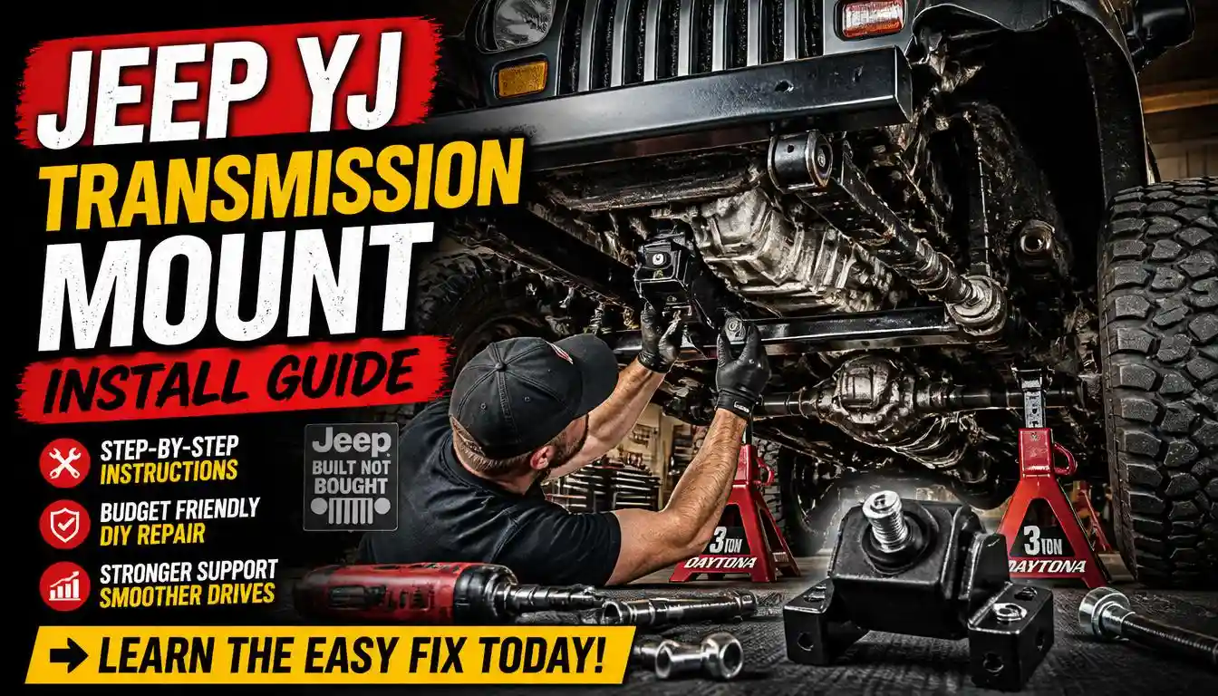 Jeep YJ Transmission Mount Install Step By Step Guide For a Smooth Ride