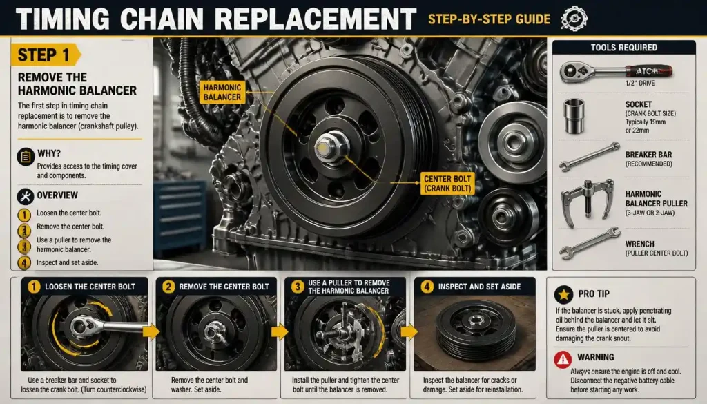 Remove the Harmonic Balancer
