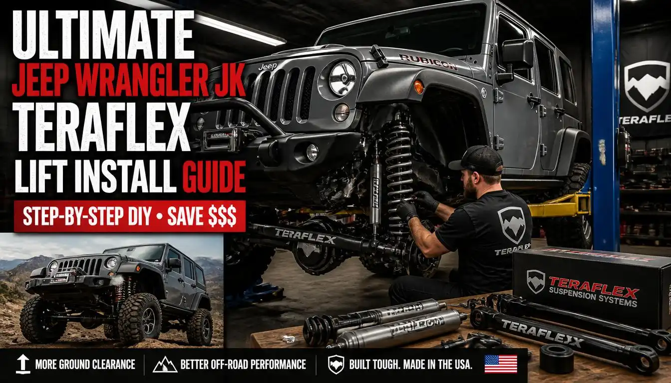 The Ultimate Jeep Wrangler JK Teraflex Lift Install Guide (Step-by-Step DIY)