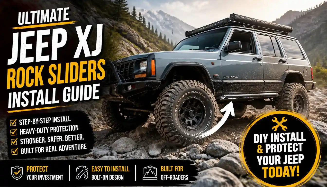 The Ultimate Jeep XJ Rock Sliders Install Guide