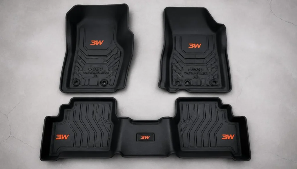 3W Jeep Wrangler JL Floor Mats