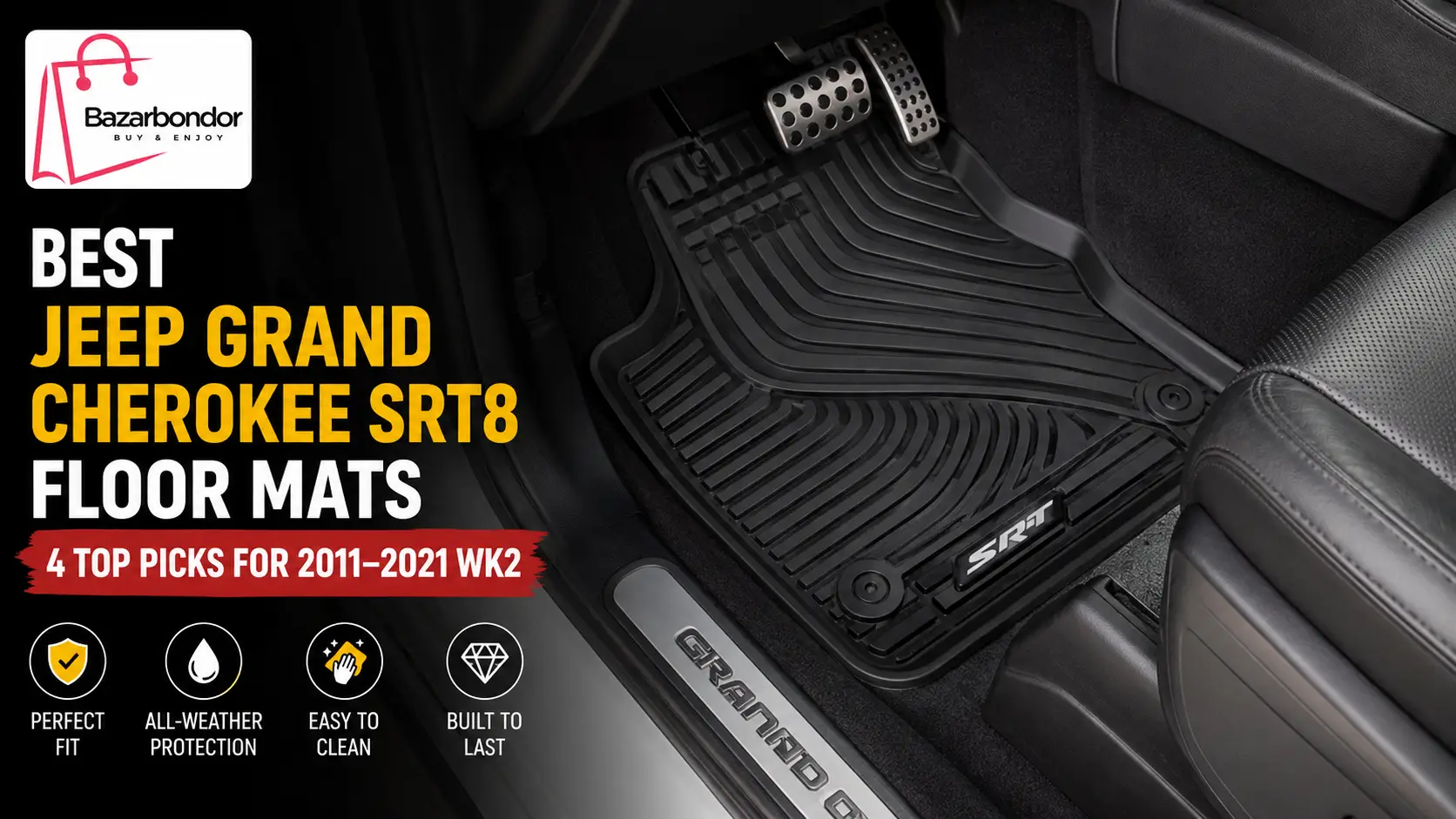 Jeep Grand Cherokee SRT8 Floor Mats