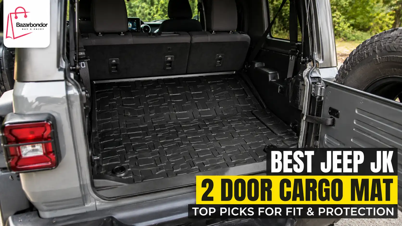 Jeep JK 2 Door Cargo Mat