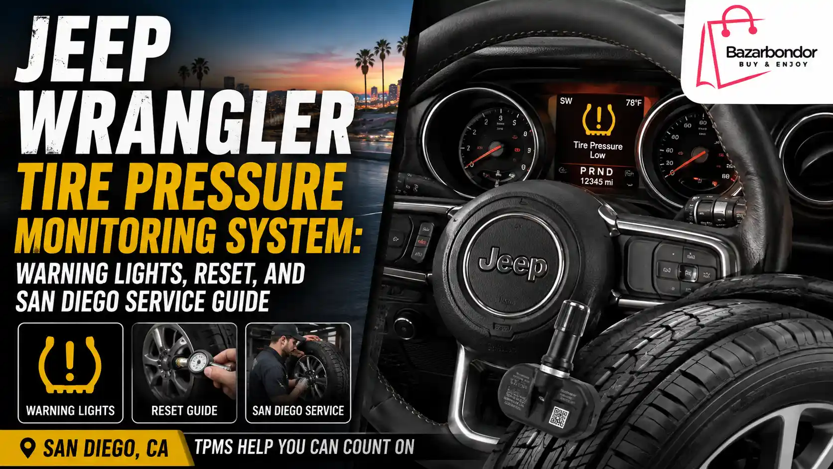 Jeep Wrangler Tire Pressure Monitoring System