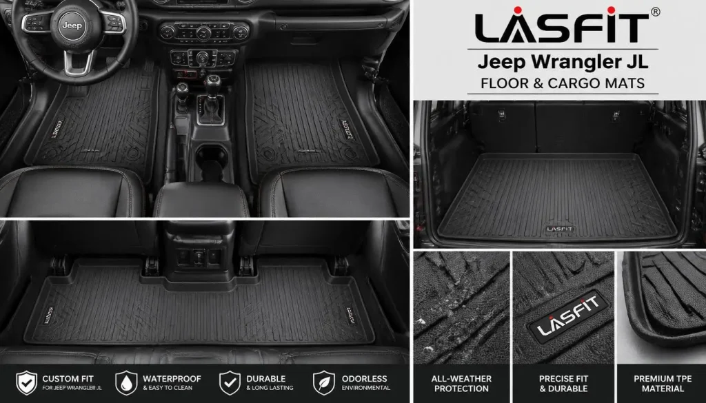 LASFIT Jeep Wrangler JL Floor & Cargo Mats