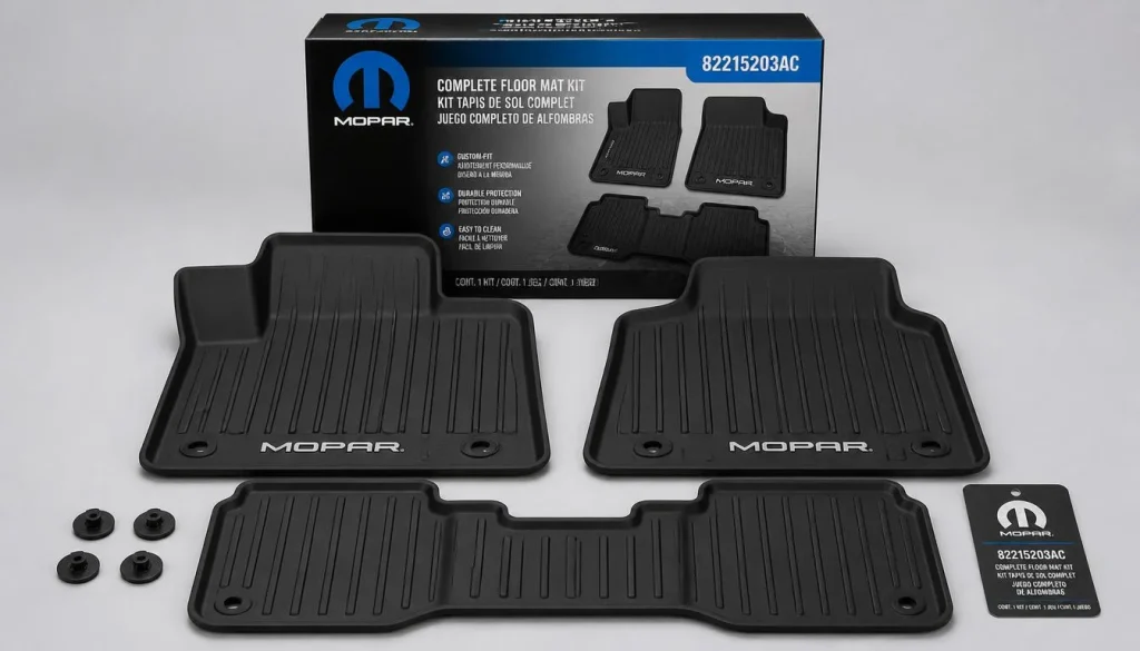 Mopar 82215203AC Complete Floor Mat Kit