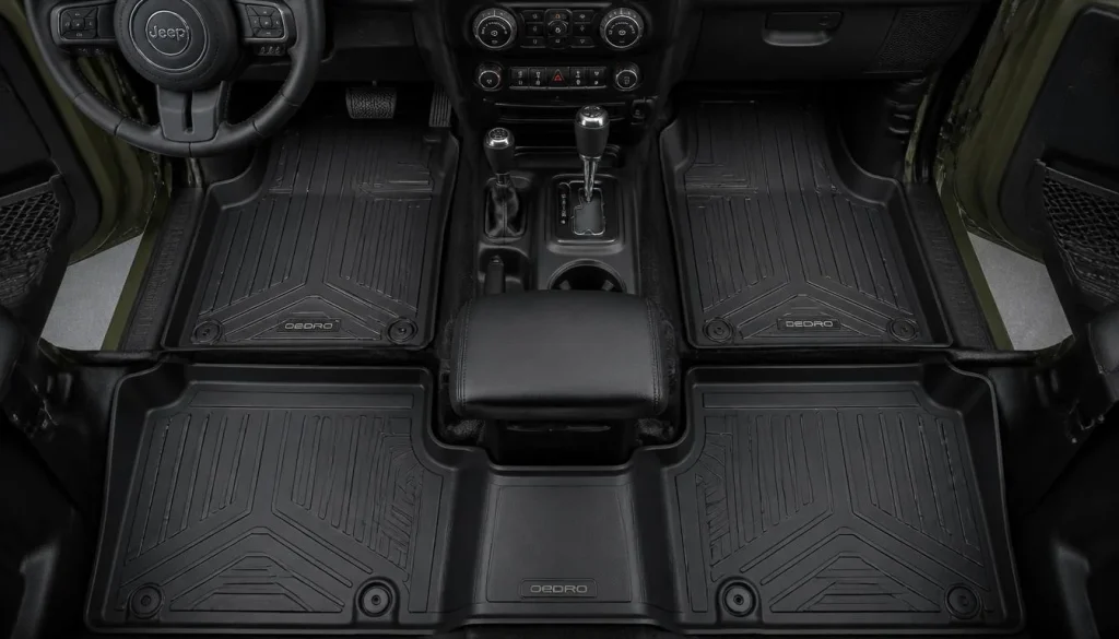 OEDRO Floor Mats for Jeep Wrangler JK Unlimited