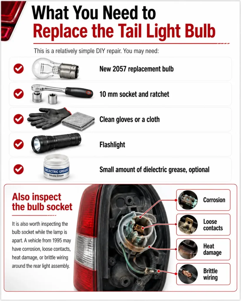 What You Need to Replace the Tail Light Bulb