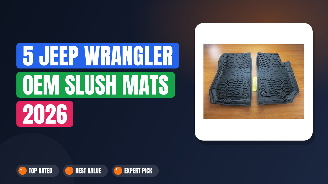 5 Jeep Wrangler Oem Slush Mats 2026
