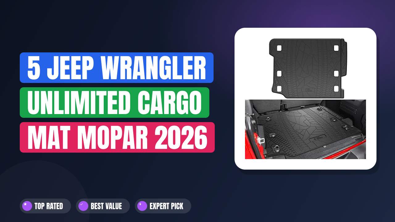 5 Jeep Wrangler Unlimited Cargo Mat Mopar 2026
