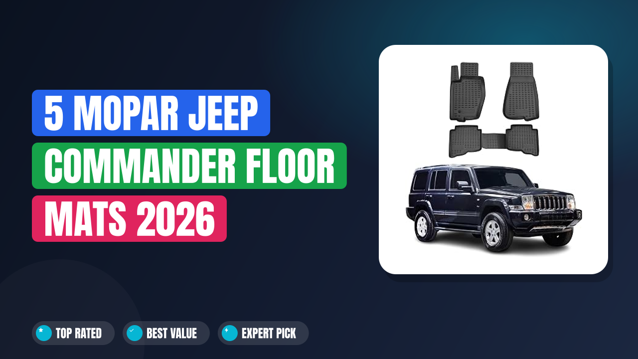5 Mopar Jeep Commander Floor Mats 2026
