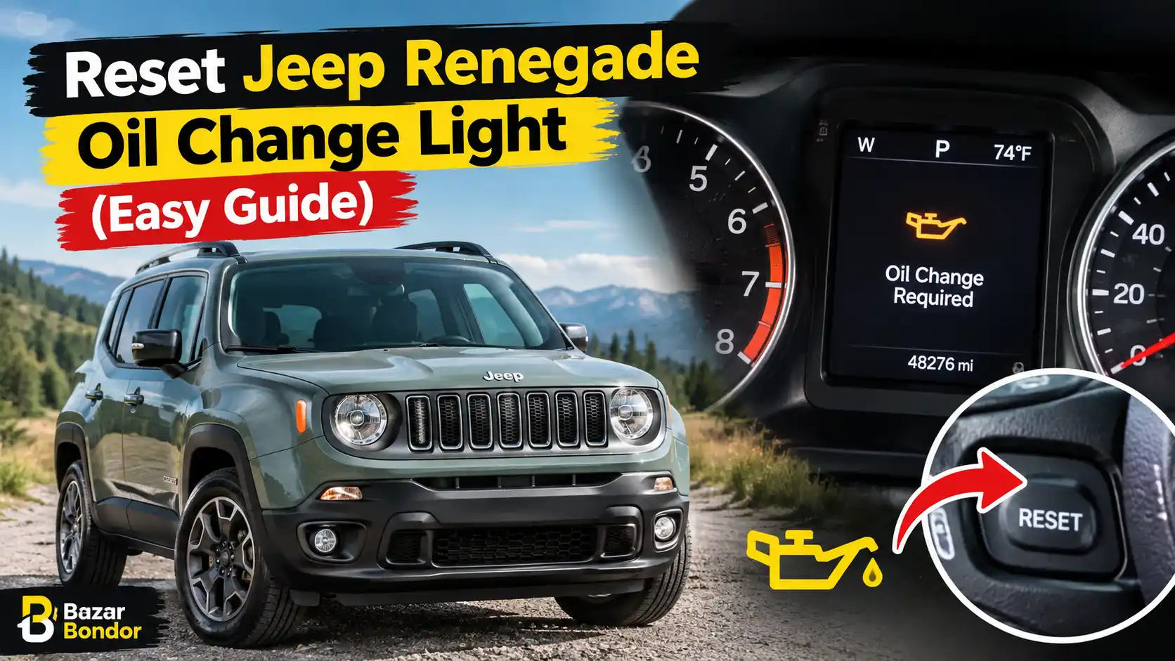 Reset Jeep Renegade Oil Change Light