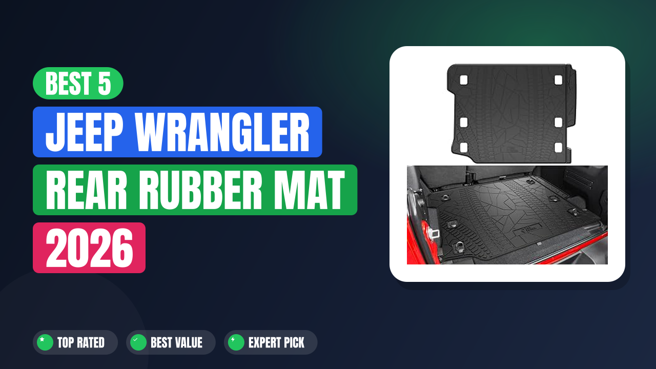 Best 5 Jeep Wrangler Rear Rubber Mat 2026