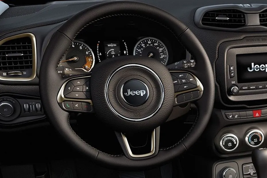 Jeep Renegade steering wheel trip button reset