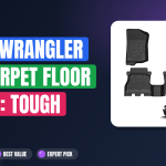 Jeep Wrangler JL Carpet Floor Mats: Tough All-Weather Shield