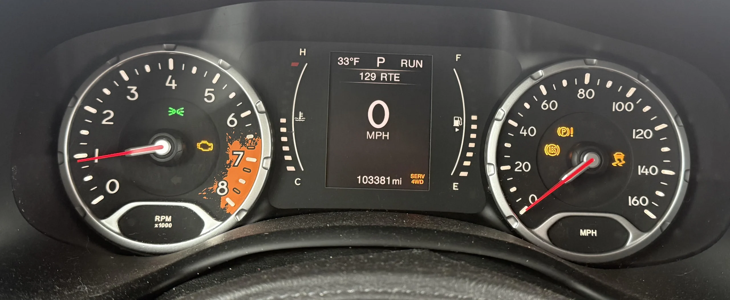Solid vs Flashing Check Engine Light Jeep Renegade