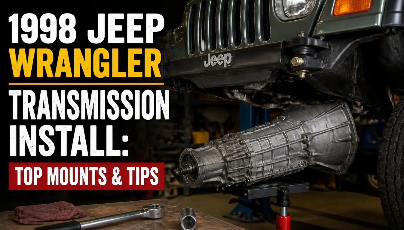 1998 Jeep Wrangler Transmission Install Top Mounts & Tips