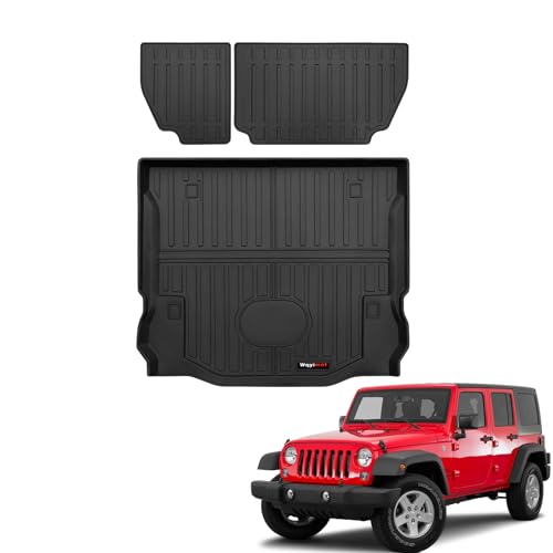 Wqyimat cargo liner and backrest mat for Jeep Wrangler JK 4 door