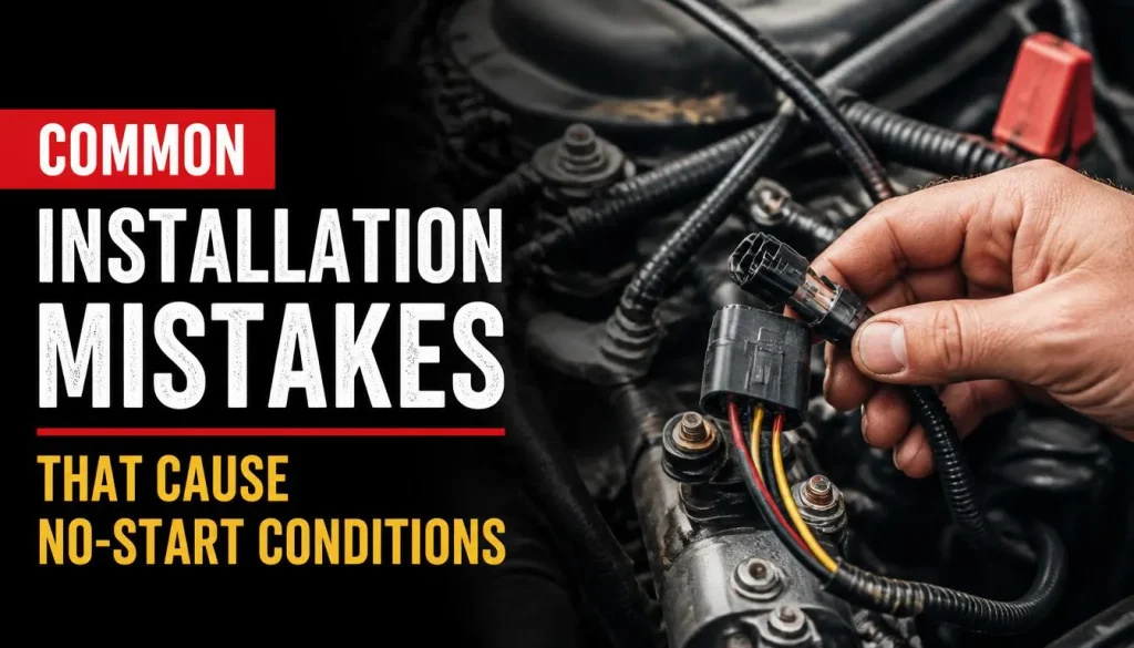 Common Installation Mistakes That Cause No-Start Conditions