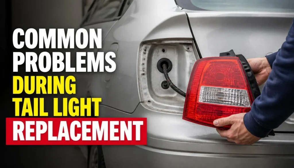 Common Problems During Tail Light Replacement