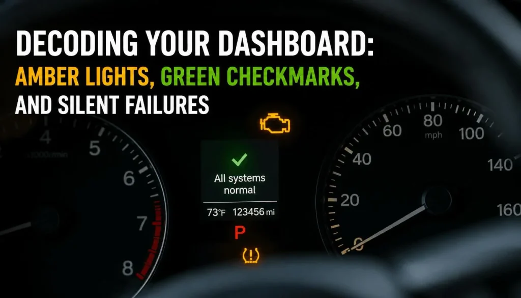 Decoding Your Dashboard Amber Lights, Green Checkmarks, and Silent Failures