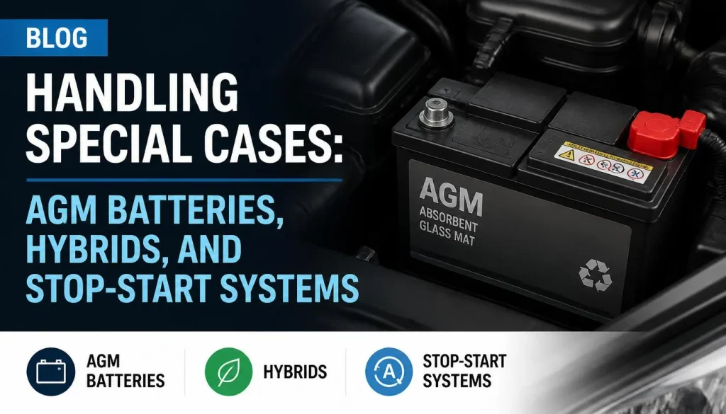 Handling Special Cases AGM Batteries, Hybrids, and Stop-Start Systems