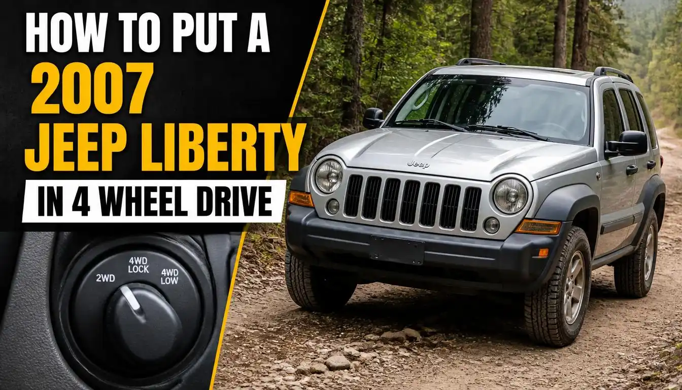 How To Put A 2007 Jeep Liberty In 4 Wheel Drive