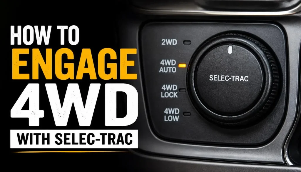 How to Engage 4WD With Selec-Trac