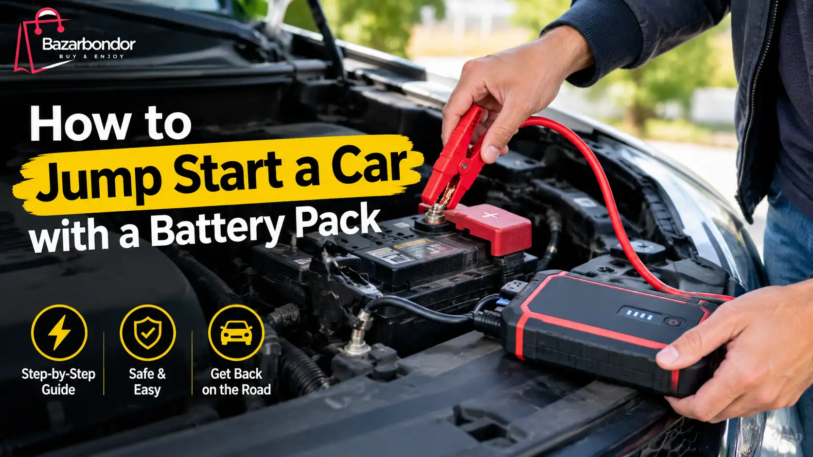 How to Jump Start a Car with a Battery Pack