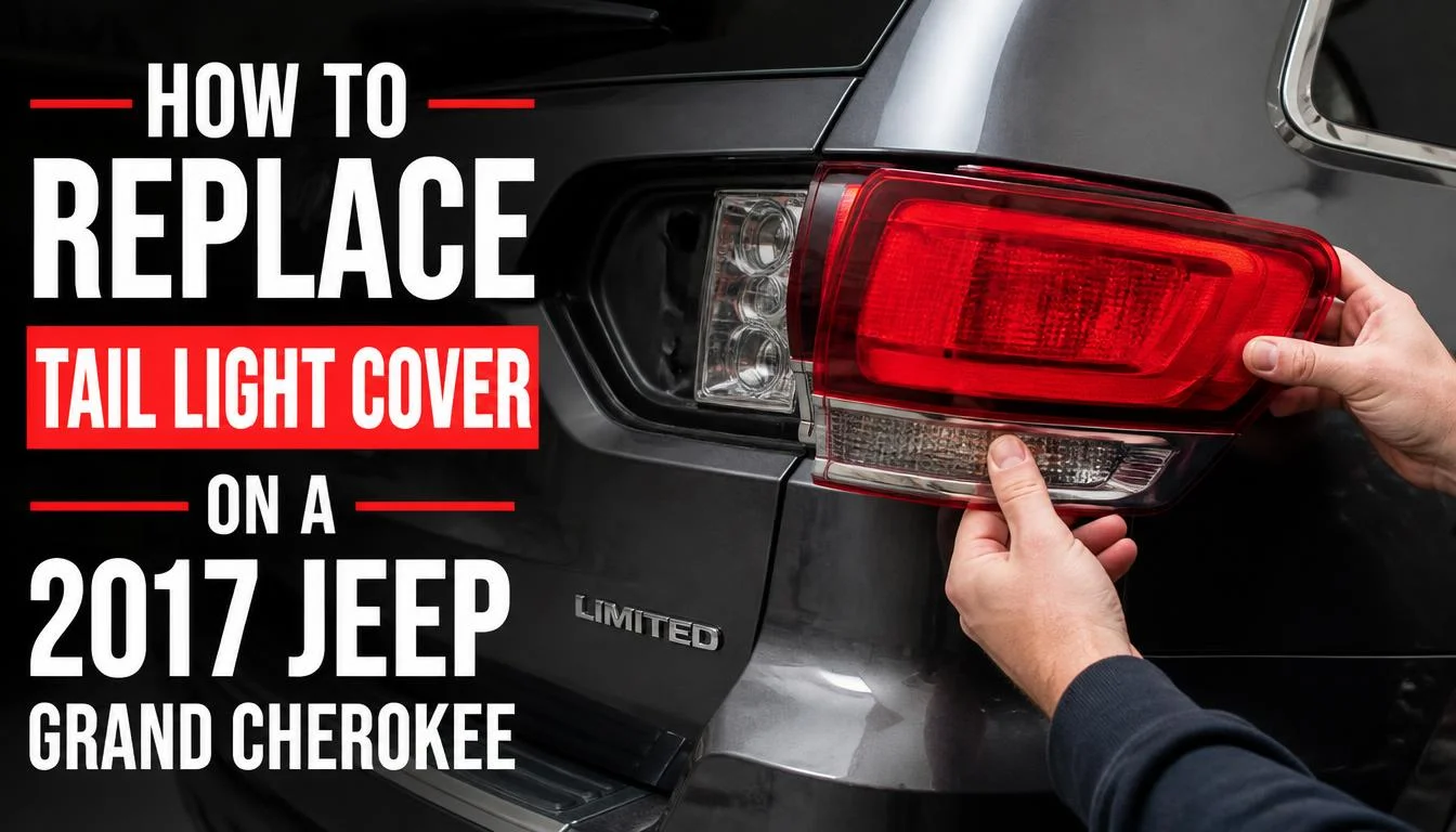 How to Replace Tail Light Cover