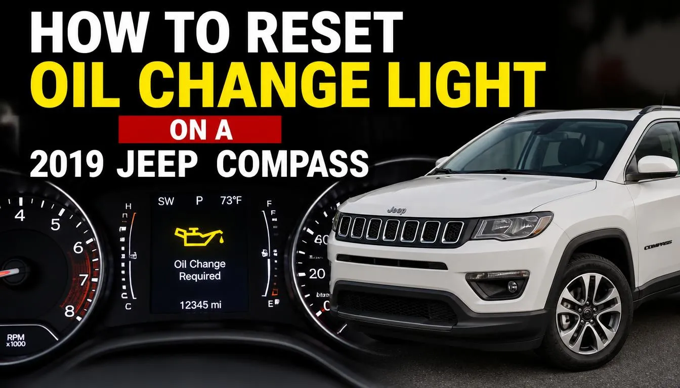 How to Reset Oil Change Light on a 2019 Jeep Compass