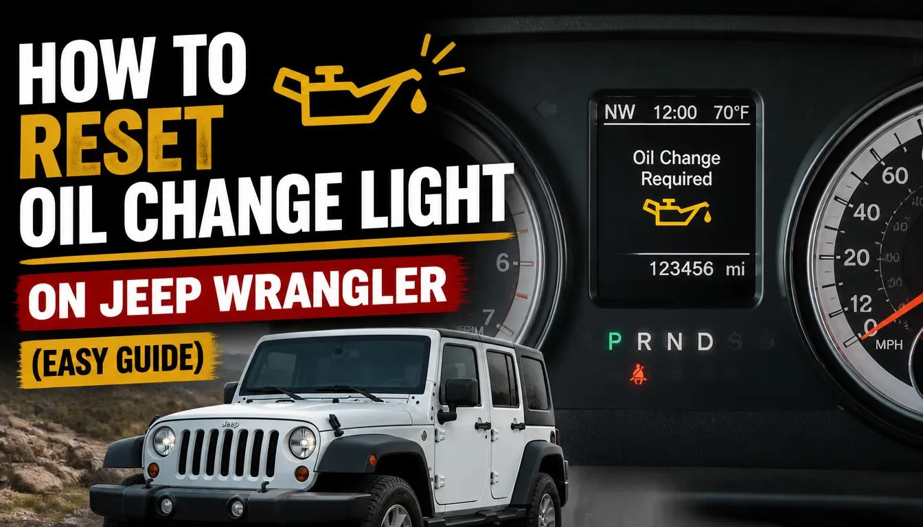 How to Reset Oil Change Light