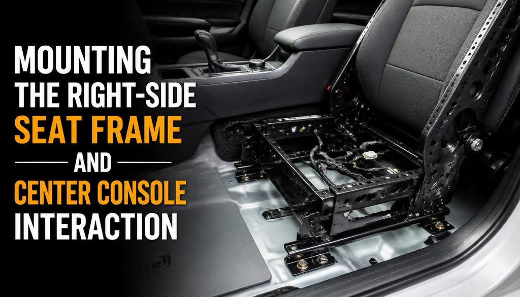 Mounting the Right-Side Seat Frame and Center Console Interaction