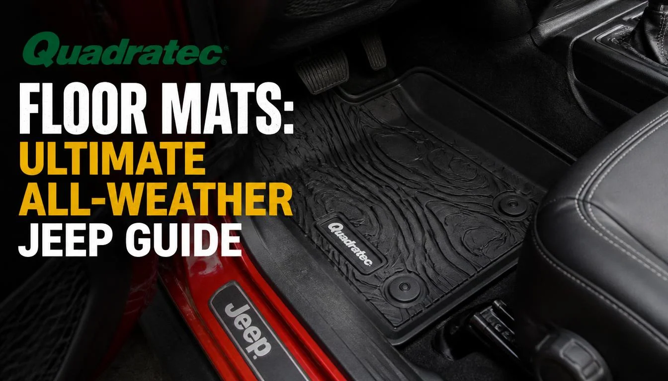 Quadratec Floor Mats Ultimate All-Weather Jeep Guide