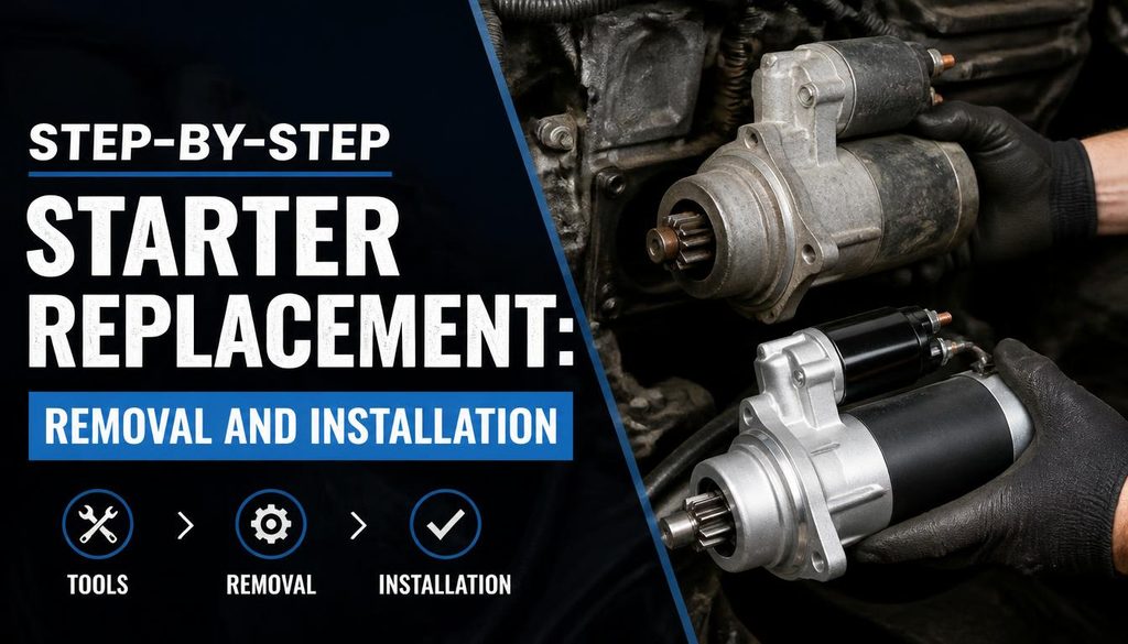 Step-by-Step Starter Replacement Removal and Installation