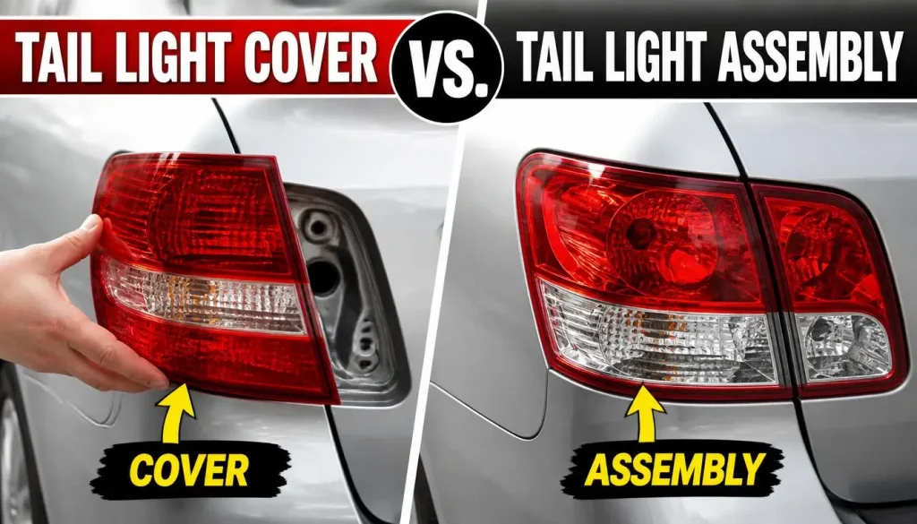 Tail Light Cover vs. Tail Light Assembly