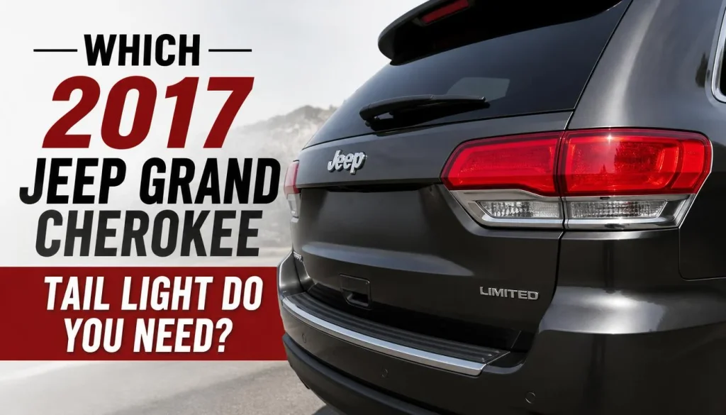 Which 2017 Jeep Grand Cherokee Tail Light Do You Need