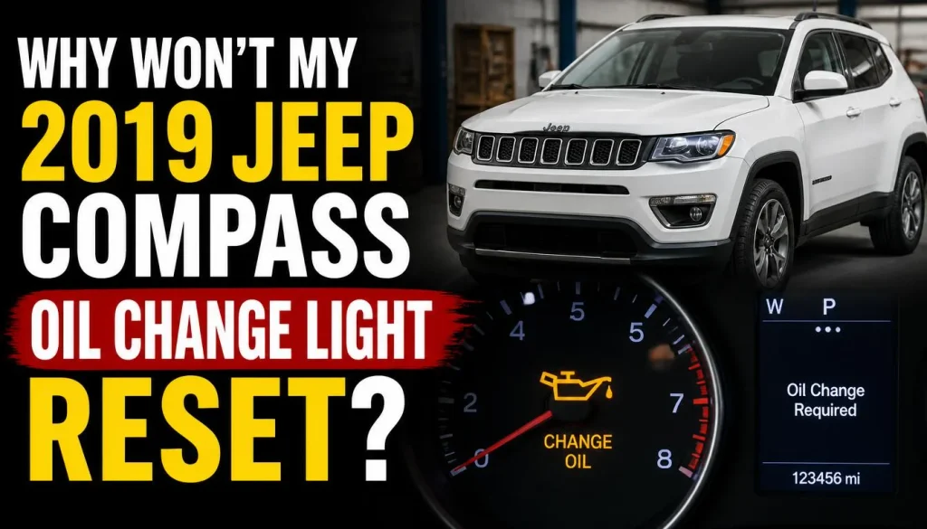 Why Won’t My 2019 Jeep Compass Oil Change Light Reset