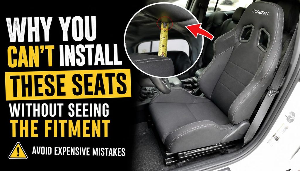 Why You Can’t Install These Seats Without Seeing the Fitment