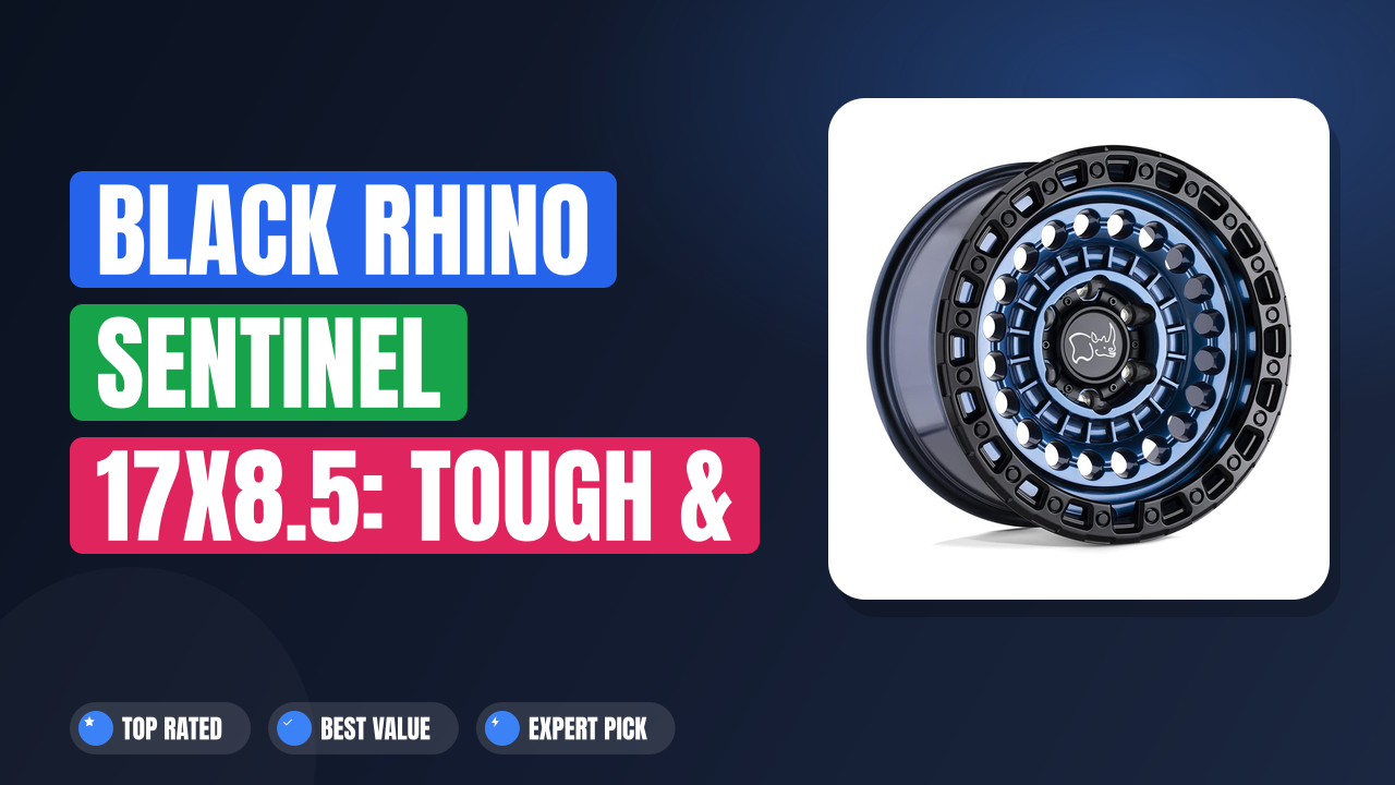 Black Rhino Sentinel 17x8.5: Tough & Trail-Ready Wheels
